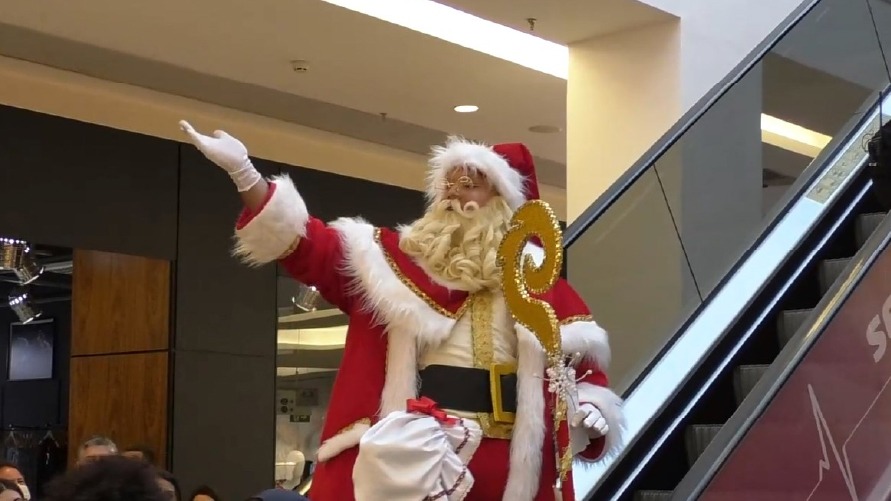 Vídeo: Veja como foi a chegada do Papai Noel em Marabá